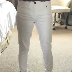 Size 36 EU (US 2-4) Skinny White Denim Jeans